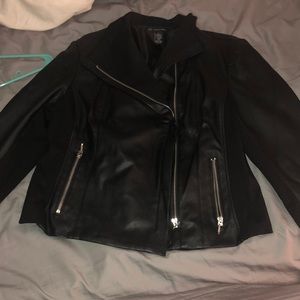Leather jacket - BARELY WORN!